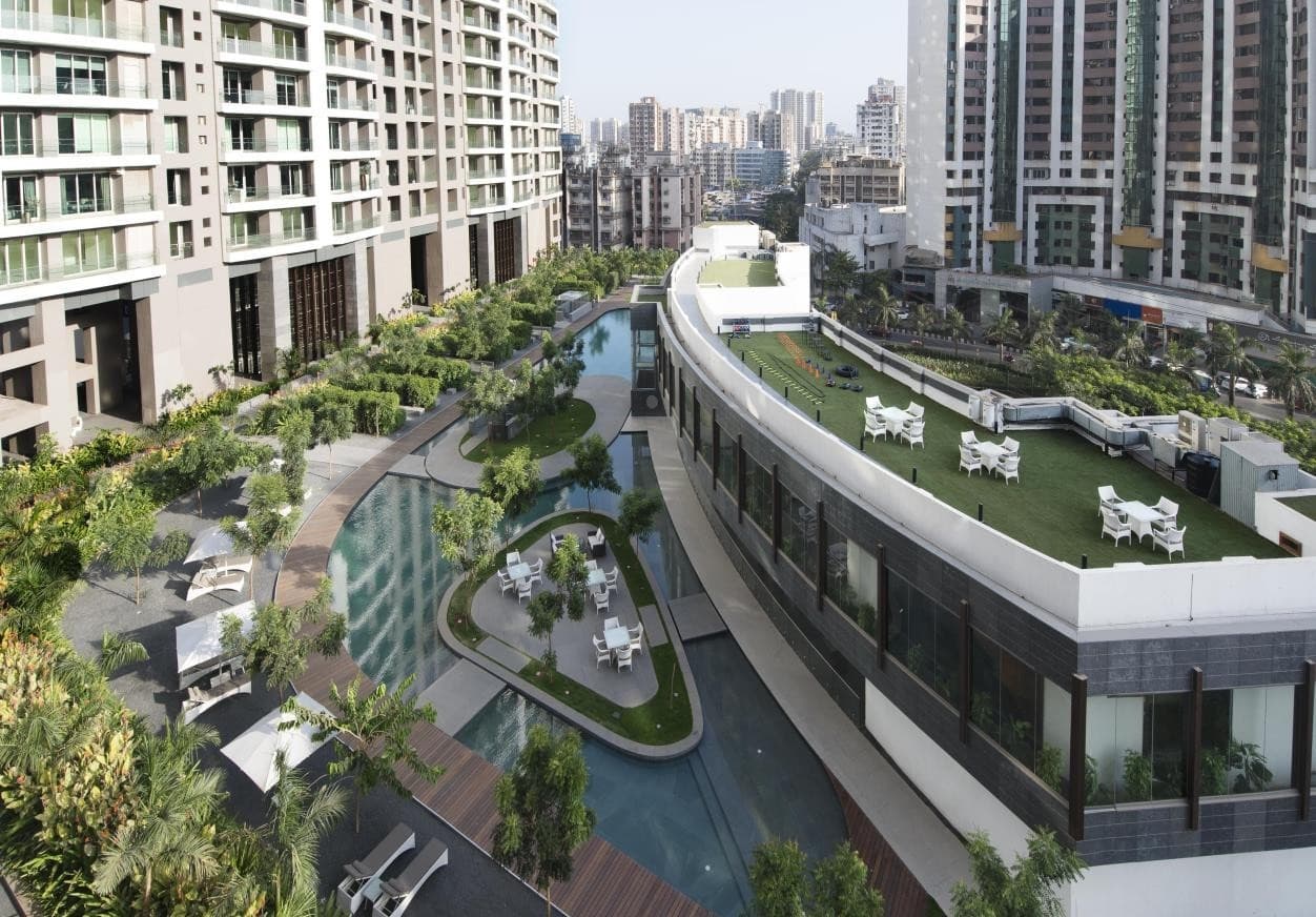 Podium Pool & Sweeping City Views